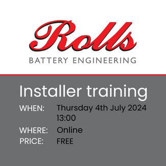 Rolls Battery Installer Training - 04/07/24